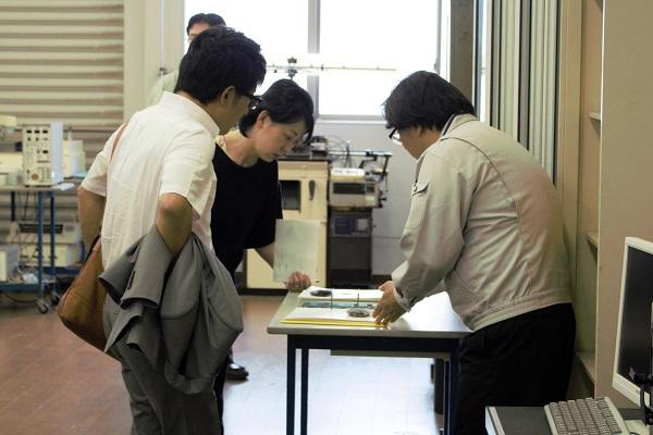 田辺異業種　レザーテキスタイル見学